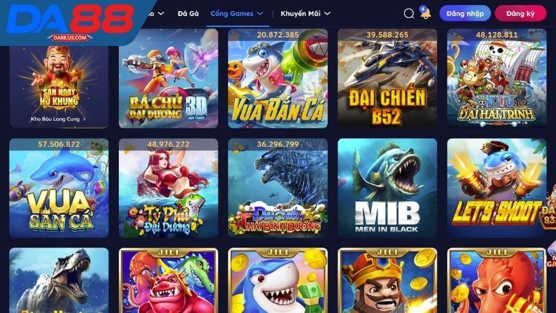 Sảnh cá cược Bắn Cá Da88 Sảnh cá cược Bắn Cá Da88
